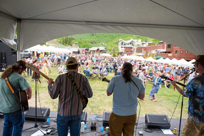 2018 Blues Brews and BBQ Festival in Beaver Creek, CO.