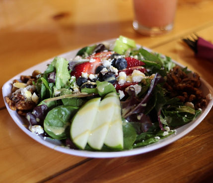 Spinach and Fruit Salad at Restaurant at Mount Snow