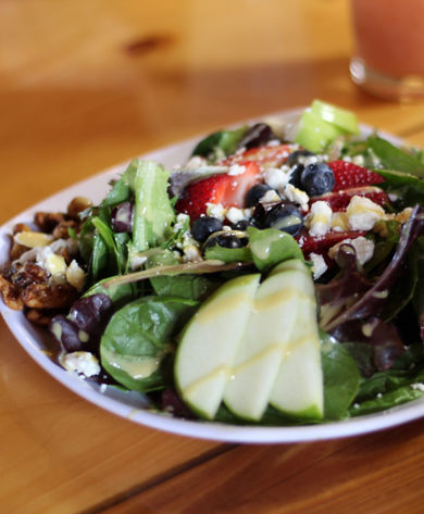 Spinach and Fruit Salad at Restaurant at Mount Snow