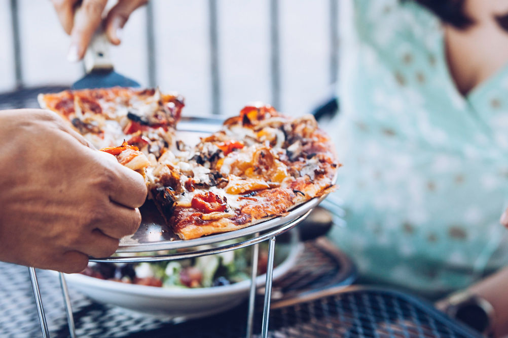 Family enjoys the village in Northstar, CA.