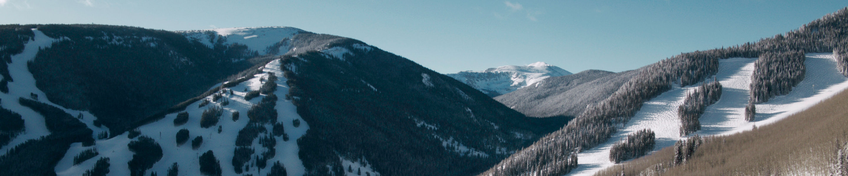 Aerial image of the resort in Beaver Creek, CO.