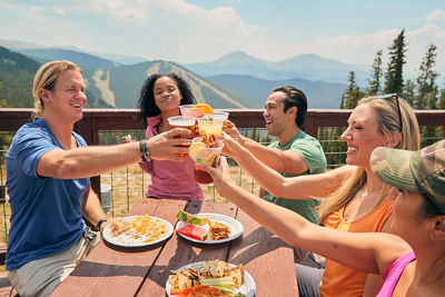Friends enjoy summer activities in Keystone, CO.