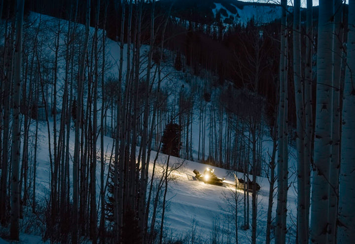 Evening sleigh ride to Allie's Cabin in Beaver Creek, CO.