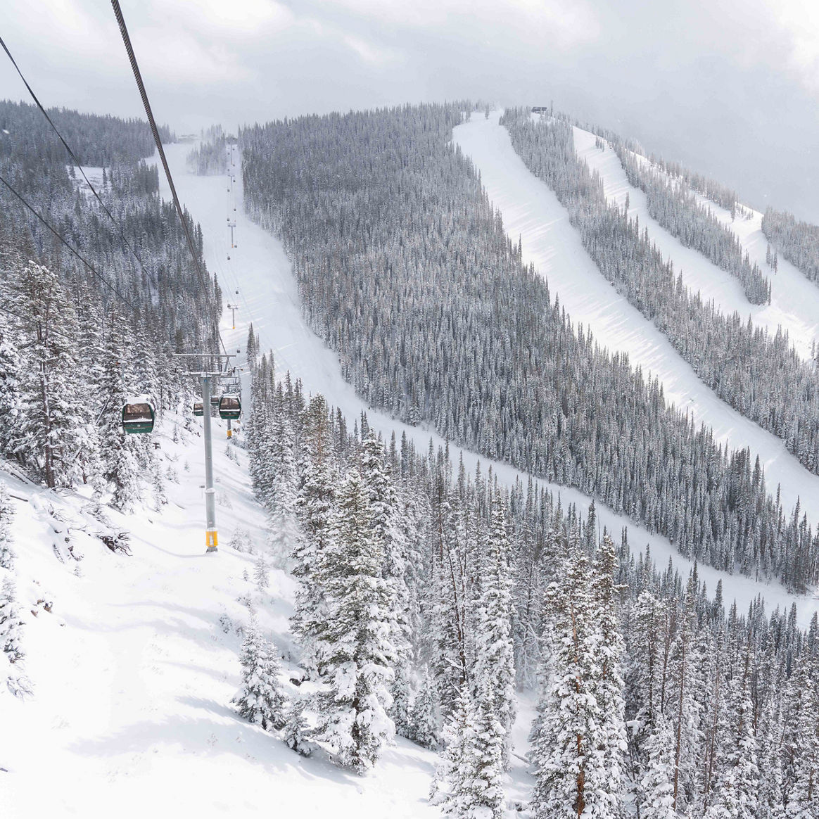 Scenic views of North Peak in Keystone, CO.