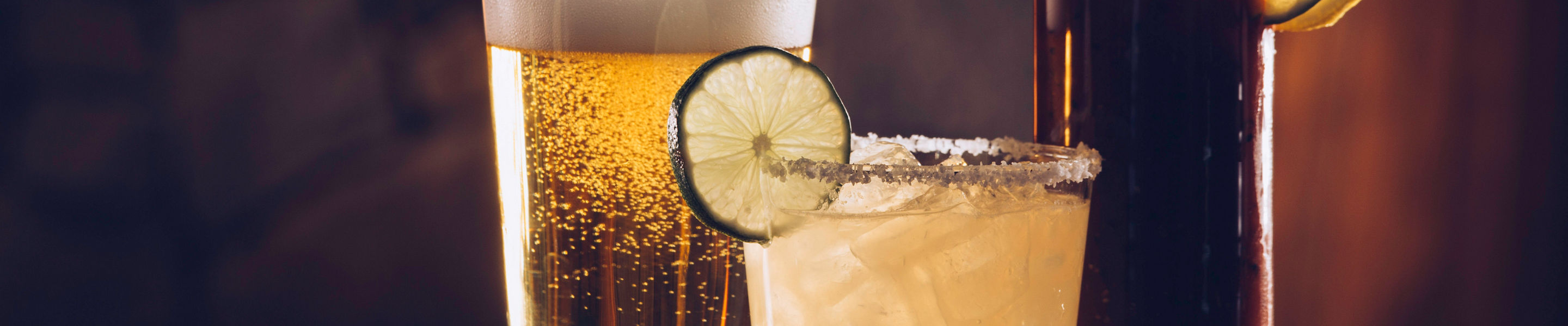 Beverages at local restaurants in Northstar, CA.