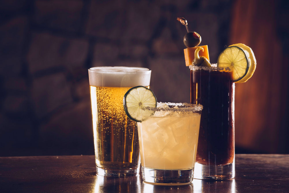 Beverages at local restaurants in Northstar, CA.