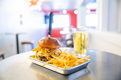 Food and Beverage Imagery at Go Big Burger in Keystone