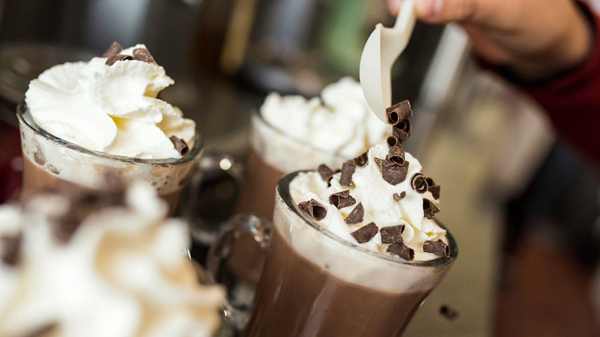 The Ice Cream Parlour on the mountain at Beaver Creek, CO.