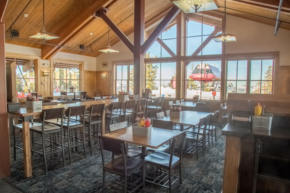 Interior of Summit Smokehouse at Northstar California