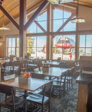 Interior of Summit Smokehouse at Northstar California