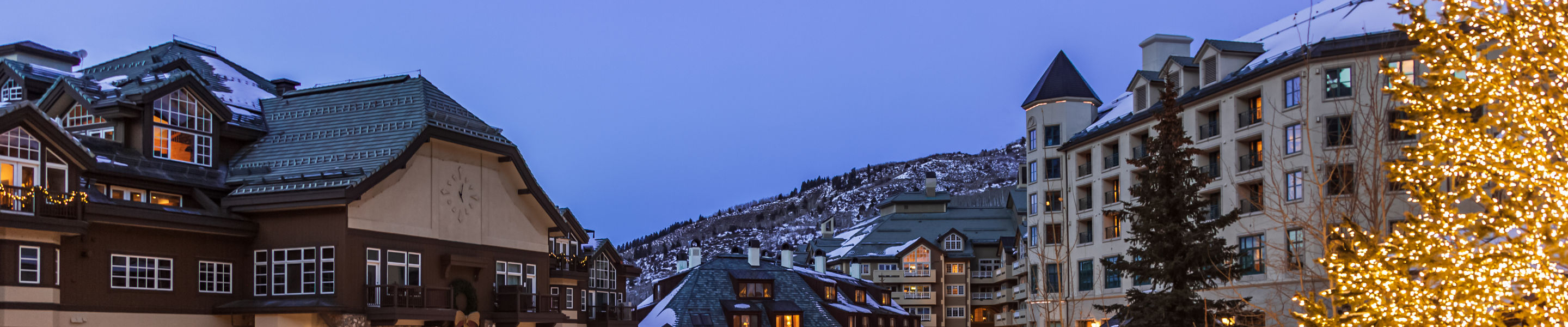Beaver Creek Village at Dusk