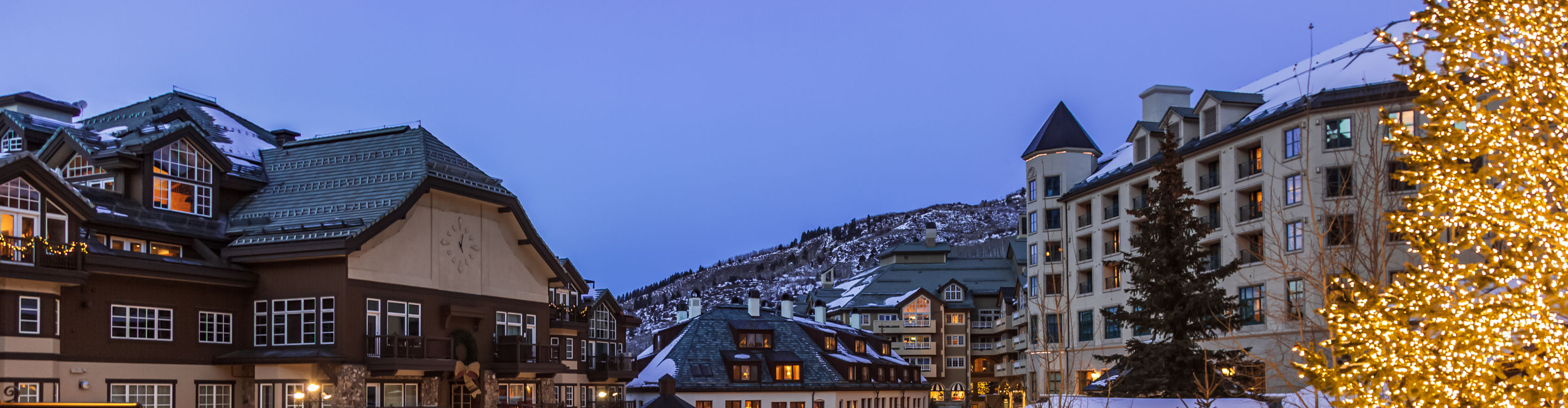 Beaver Creek Village at Dusk