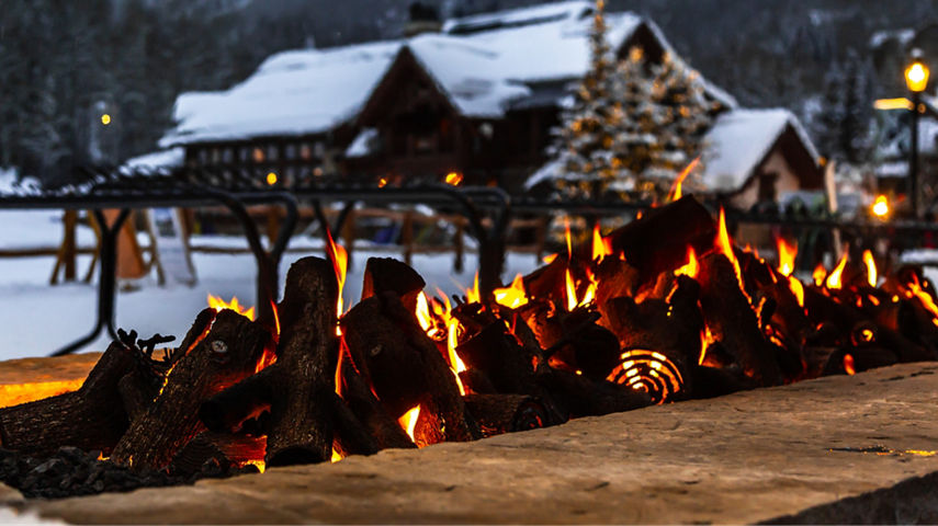 Cozy Evening by the Fire in Beaver Creek, CO