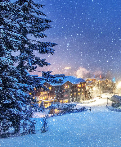 View of Whistler Creekside Village and Creekside Gondola At Whistler Blackcomb from Lower Dave Murray 