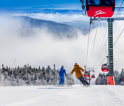 Women's Ski and Ride School on Mountain at Stowe Mountain Resort