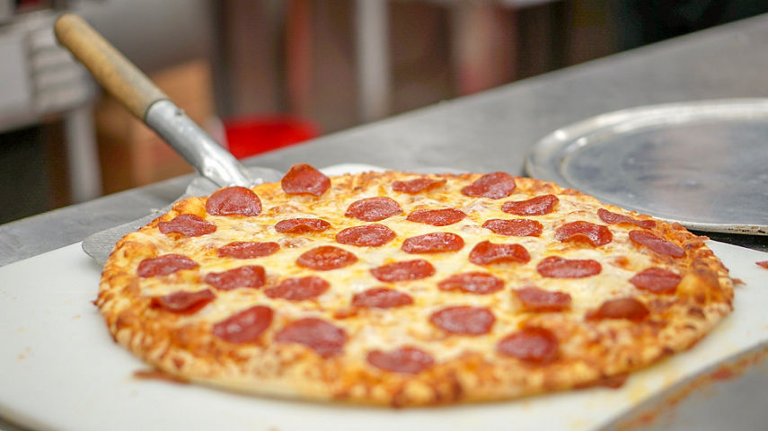 Pepperoni Pizza at Restaurant at Boston Mills 