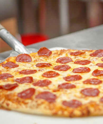 Pepperoni Pizza at Restaurant at Boston Mills 