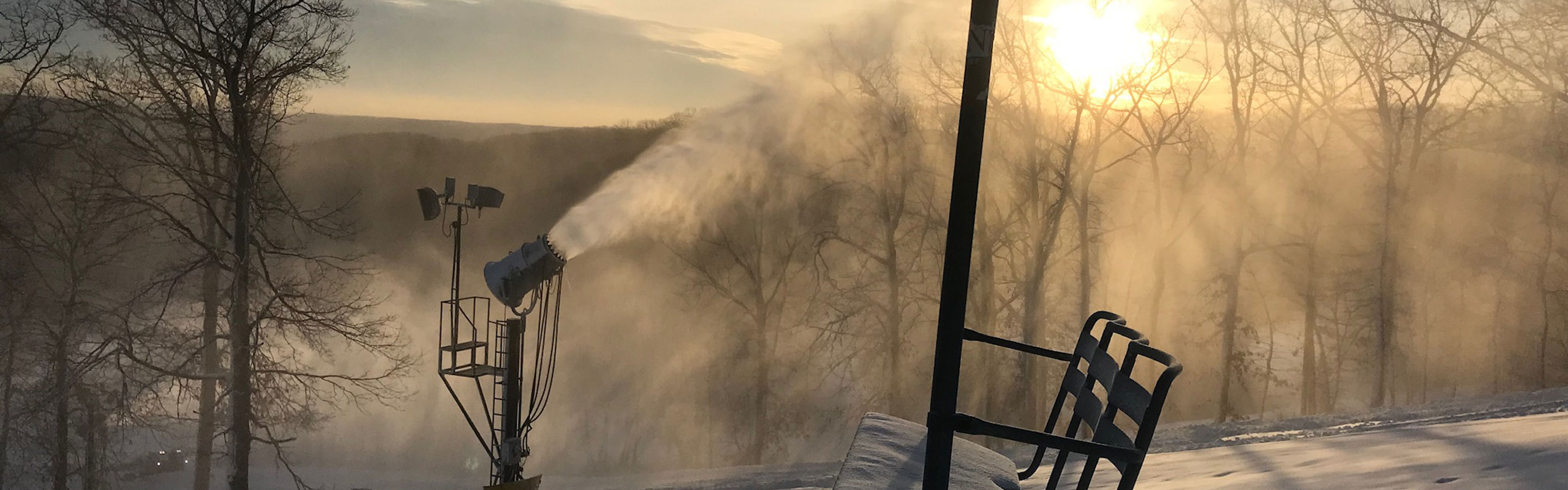 Chairlift at Sunrise at Hidden Valley