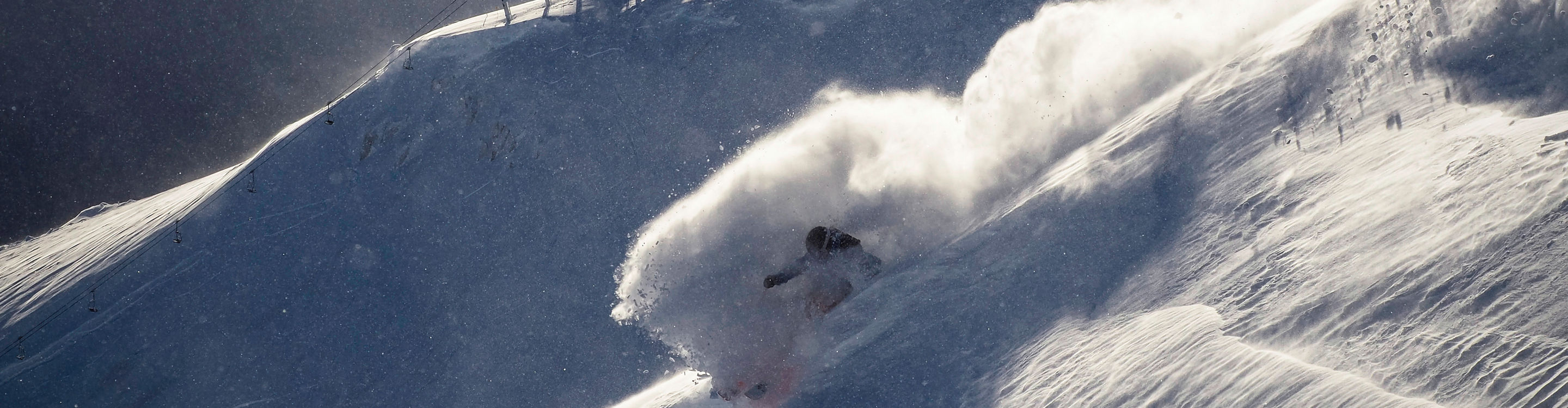 Mark Abma on Whistler Mountain in Whistler Blackcomb.