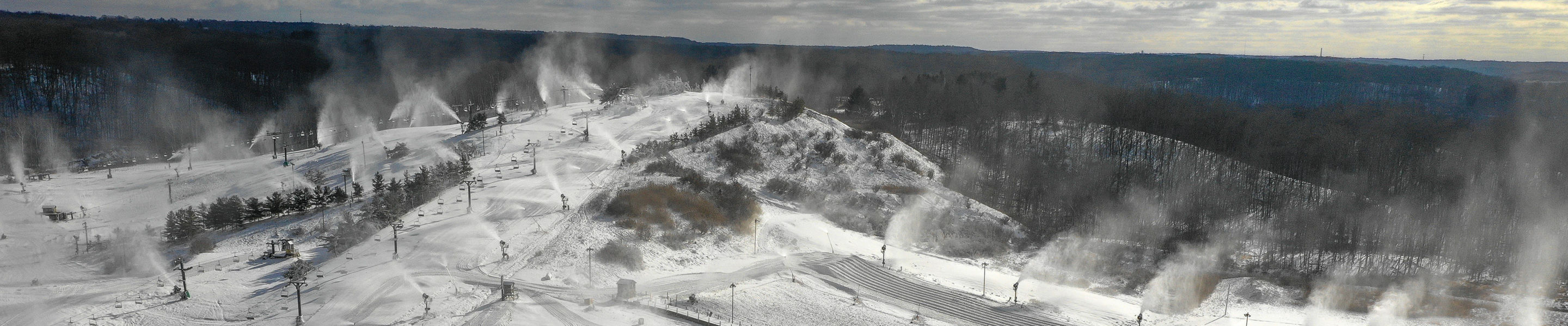 Aerial View of Boston Mills Ski Area