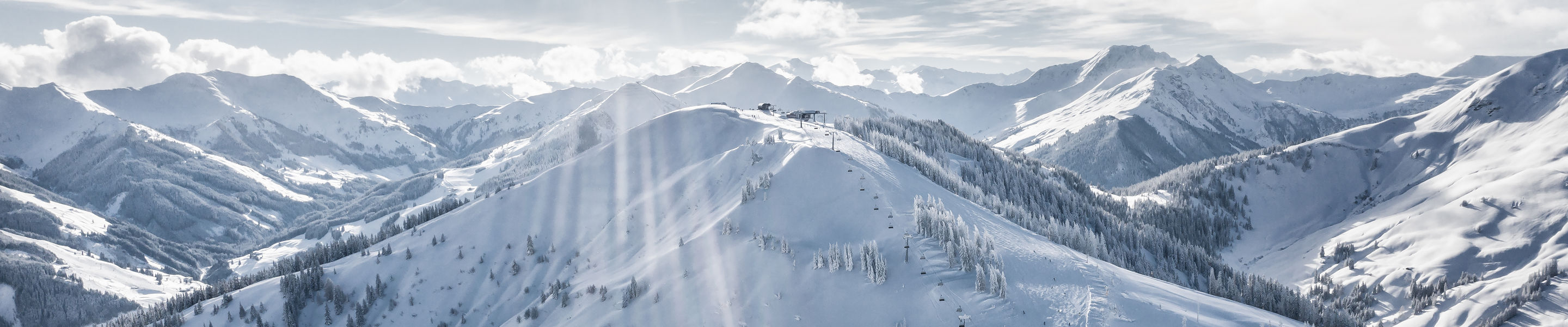 Winter Landscape Views at Saalbach