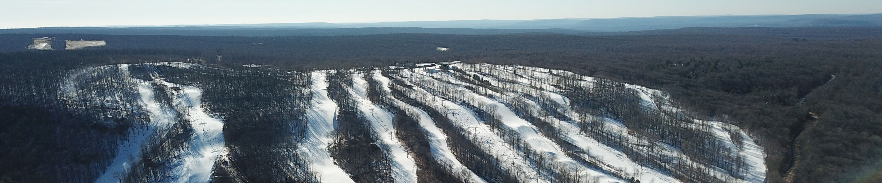Aerial View of the Ski Area at Jack Frost