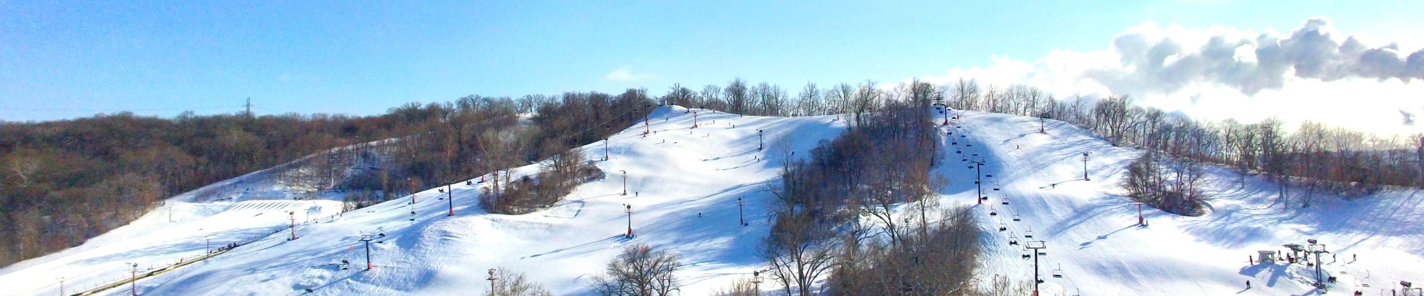 Aerial View of the Ski Area at Snow Creek
