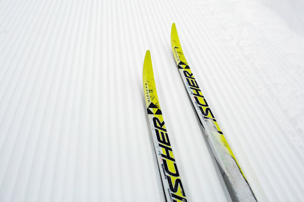 Cross country skiing in Stowe, VT.