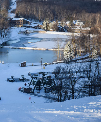 Aerial View of Hidden Valley-PA Resort