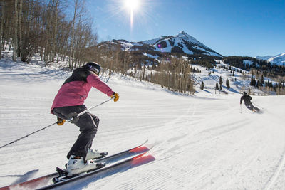 Skiing in Crested Butte, CO.