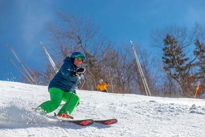 Skier at Hunter Mountain