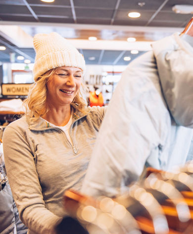 Family shopping in Northstar, CA