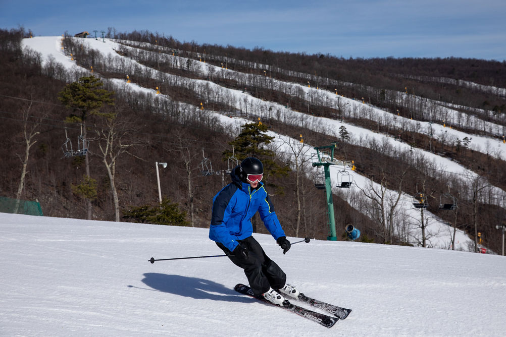 Skier at Whitetail Mountain Resort