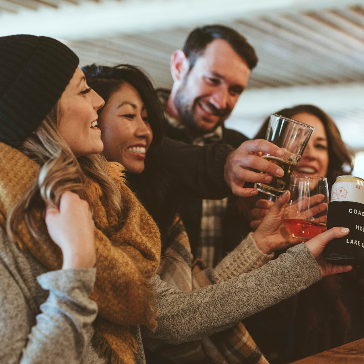Friends having fun in Heavenly, CA.