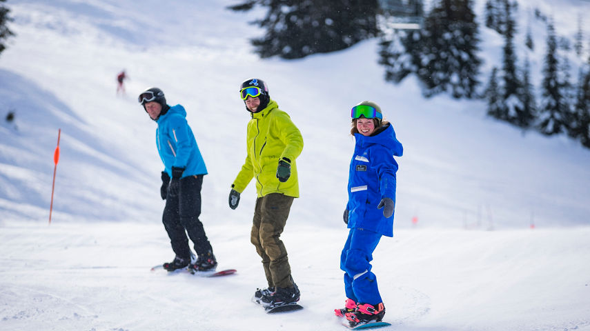 Beginner Snowboard Ride School at Stevens Pass