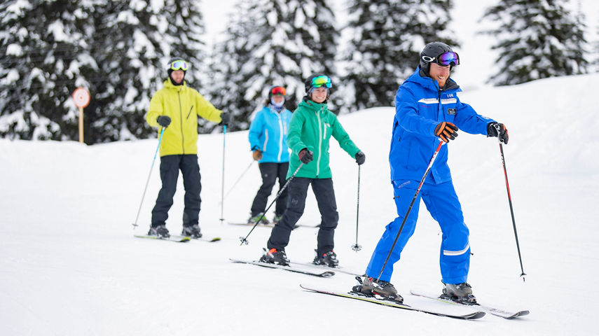 Beginner Ski Lesson at Stevens Pass