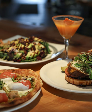 Pizza, Burger, Salad and Cocktails at Liberty Mountain