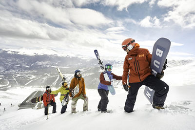 Friends Hike Above Imperial High Alpine