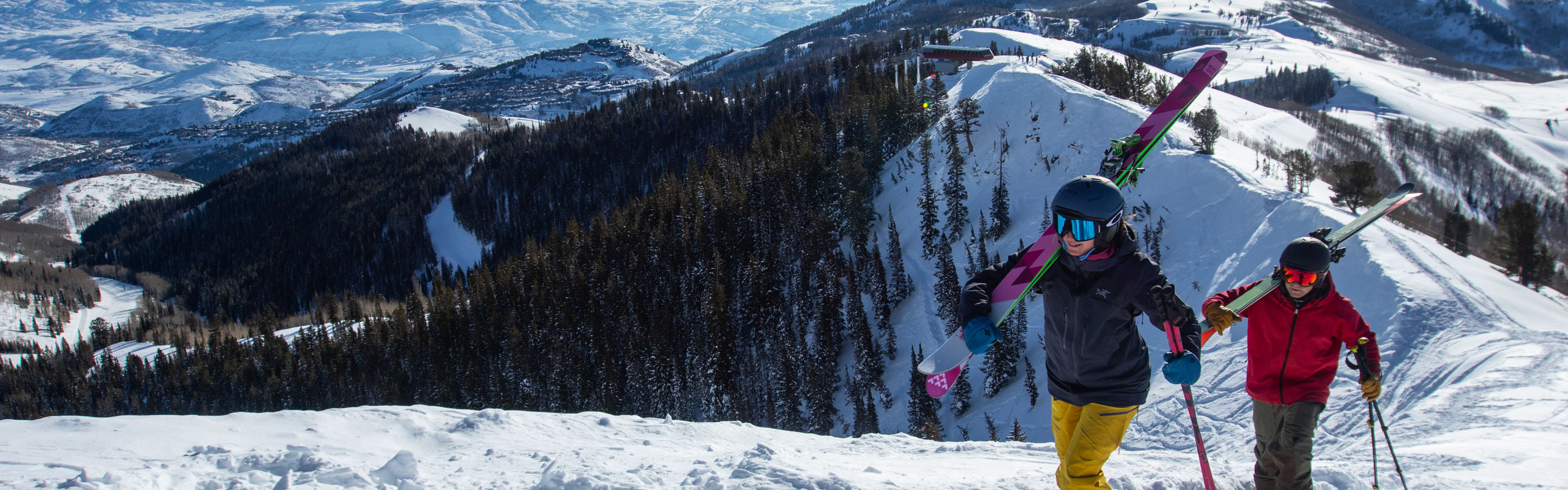 Friends Hiking Jupiter Peak