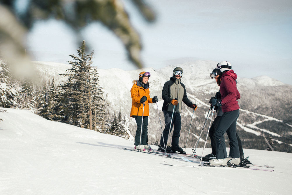 Couples stopping to enjoy the view at Stowe