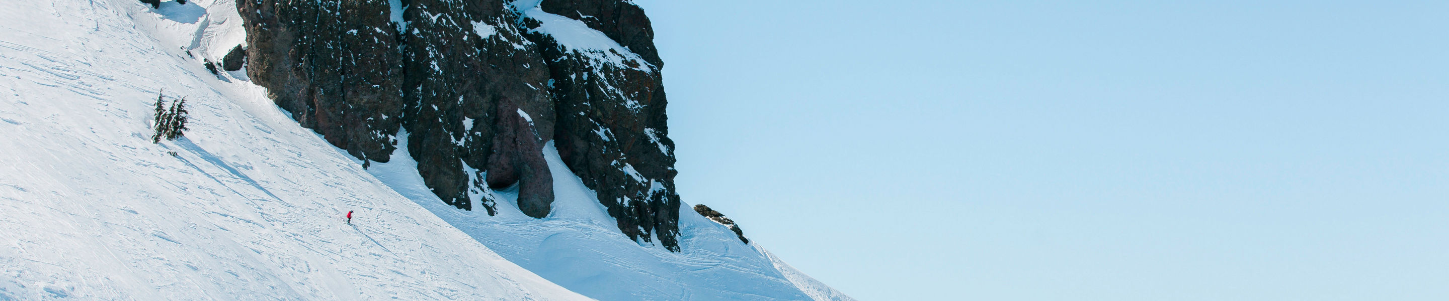 Family skiing in Kirkwood, CA.