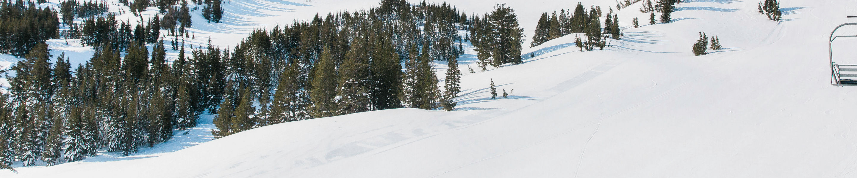 Snowy mountains of Kirkwood, CA.