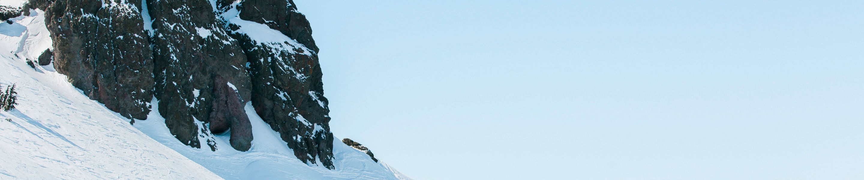 Family skiing in Kirkwood, CA.