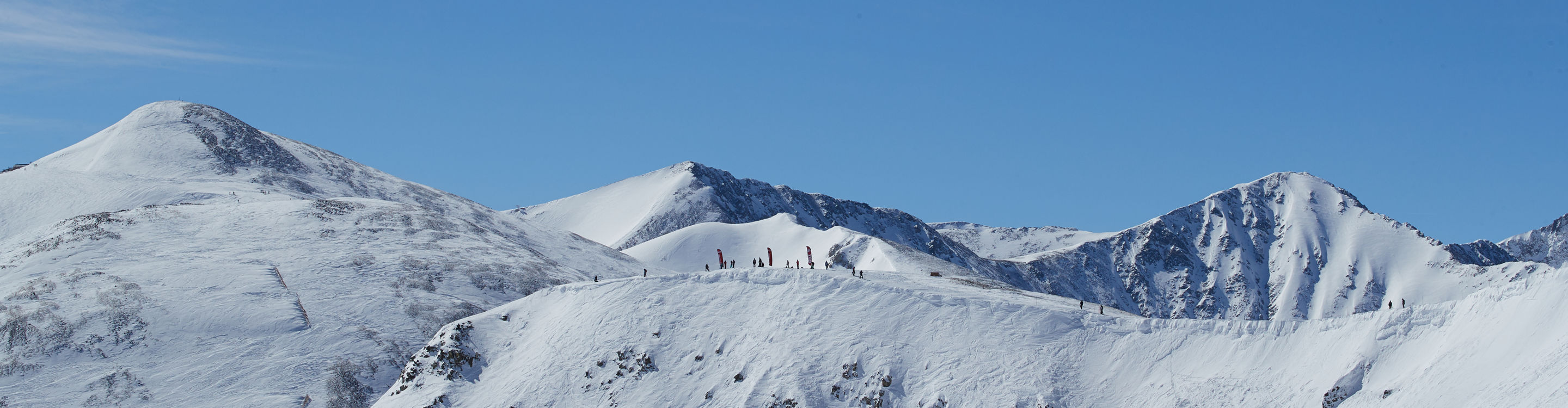 A scenic shot of Breckenridge during the Helly Hansen Big Mountain Challenge 