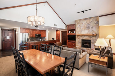 Dining Area in Condo at Whistler Blackcomb Mountain Resort