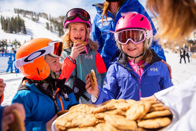 Kids Learning to Ski at Beaver Creek, CO.