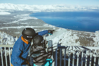 Family enjoying activities in Heavenly, CA.