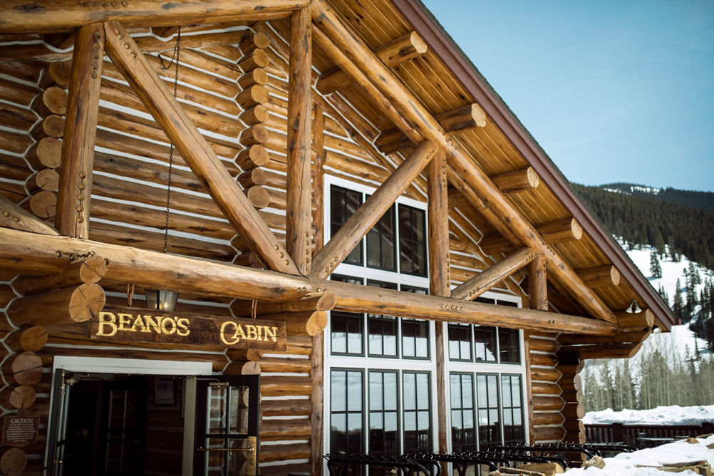 Beano's Cabin on a Bluebird Day in Beaver Creek, CO