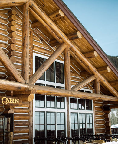 Beano's Cabin on a Bluebird Day in Beaver Creek, CO