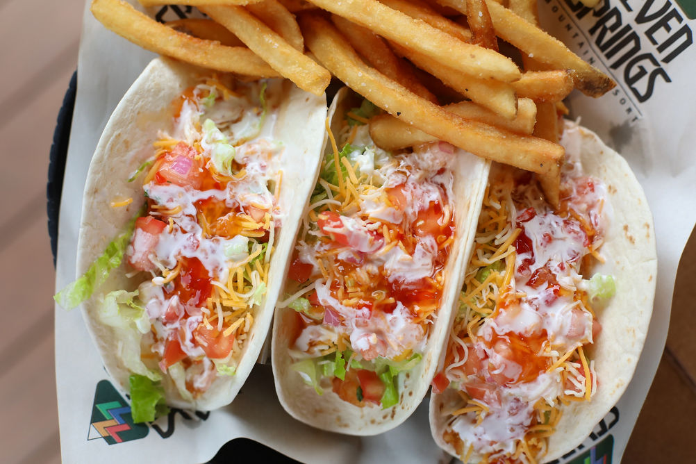 Food at Bavarian Lounge Seven Springs 2019